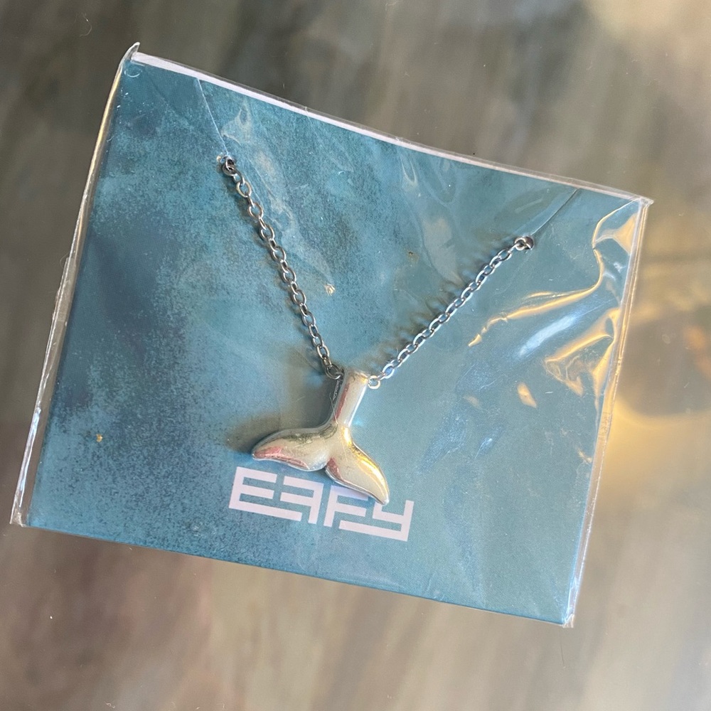 EFFY Sterling Silver Whale Tail Pendant Necklace